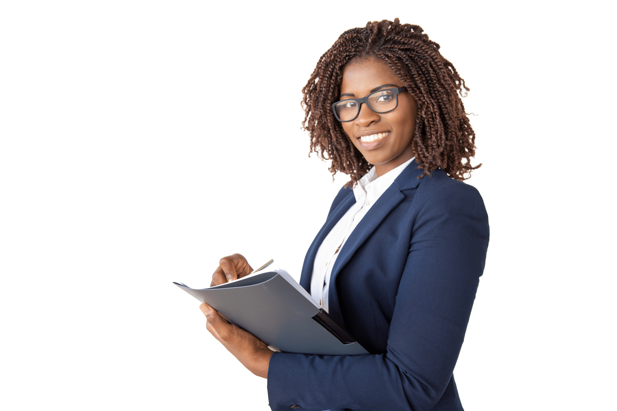 woman-in-an-office-clothing-holding-a-folder-in-her-arms-executive